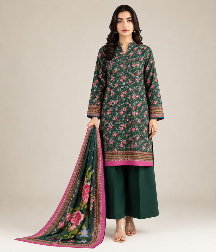 Khaadi Unstitched 3-Piece Digital Printed