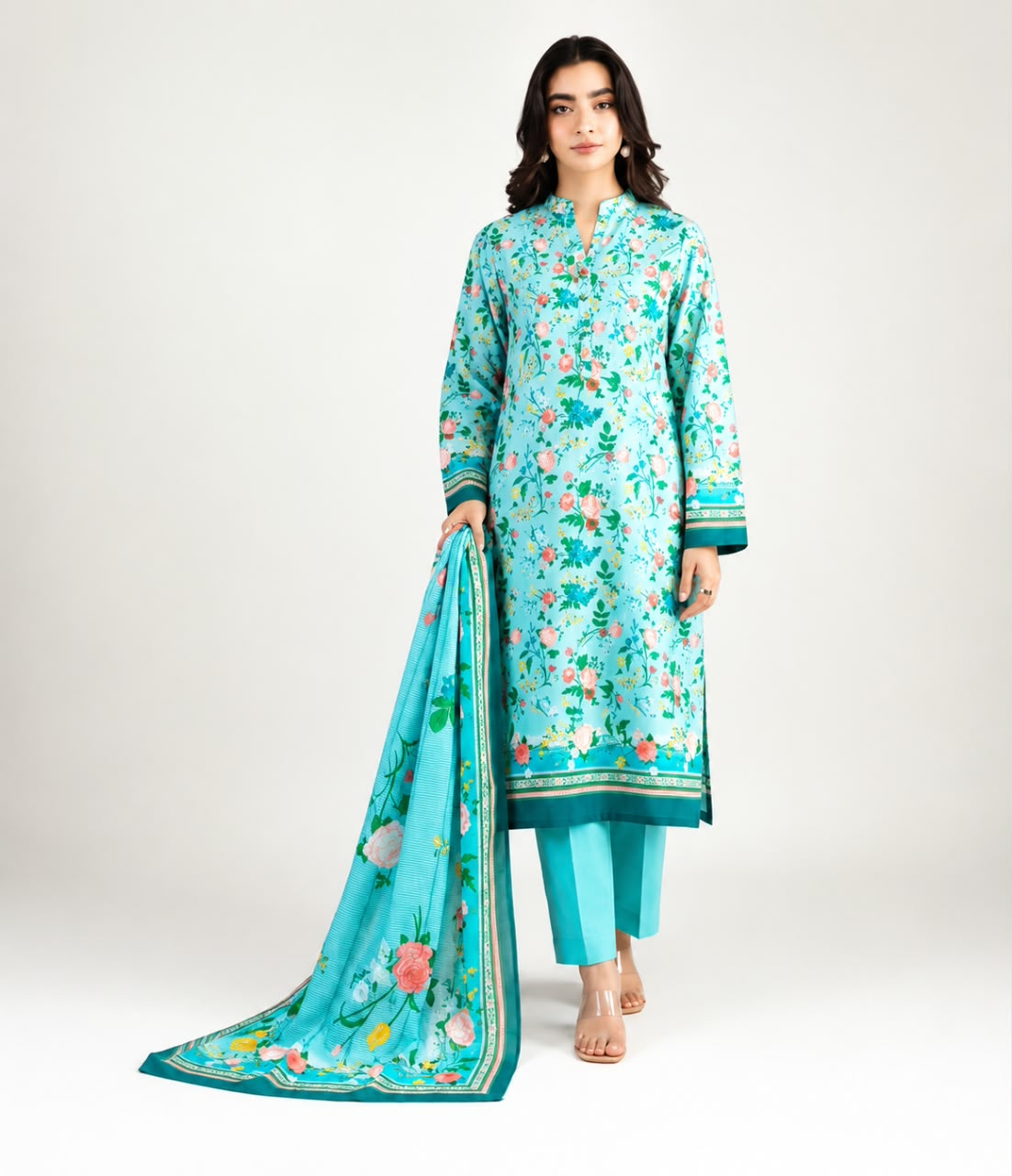 Khaadi Unstitched 3-Piece Digital Printed