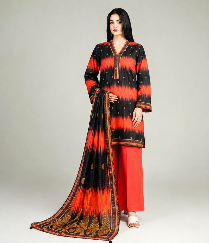 Khaadi Unstitched 3-Piece Digital Printed
