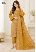Sitaish — Dhanak Embroidered 3-Piece Suit