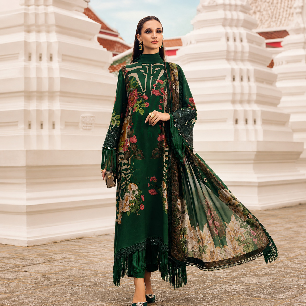 MARIA.B Unstitched 3-Piece Digital Printed