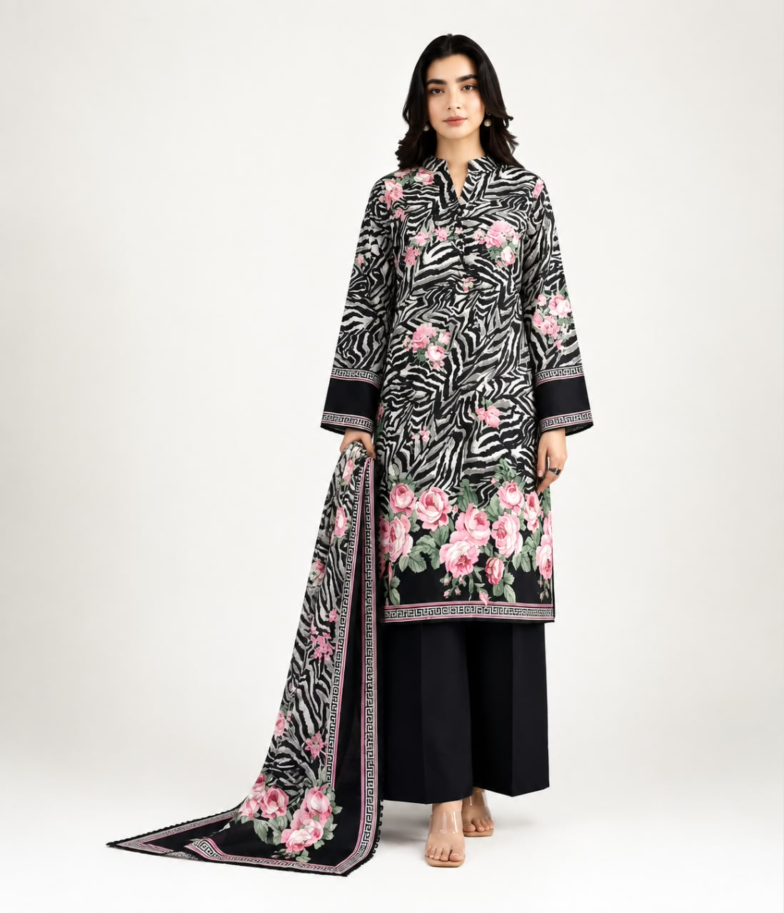 Khaadi Unstitched 3-Piece Digital Printed