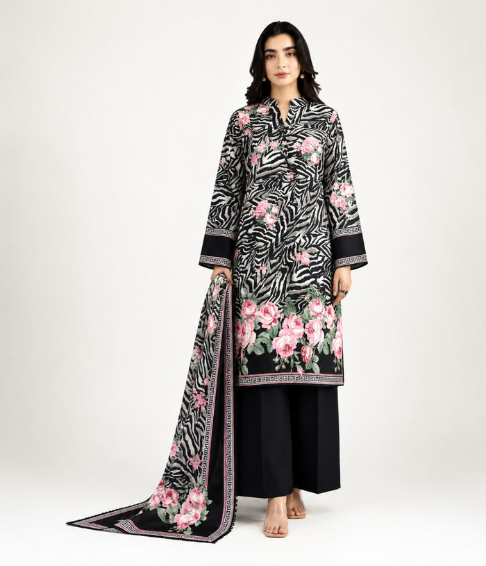Khaadi Unstitched 3-Piece Digital Printed